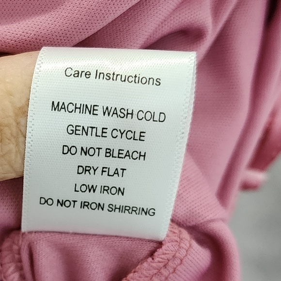 Honey and Rosie NWT Formal Homecoming Dress Knee Length Ruched Mauve Pink - Picture 10 of 10